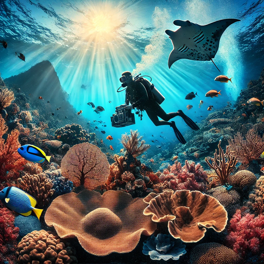 Diving in Komodo Island