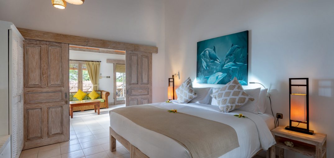 ocean-view villas on Nusa Lembongan
